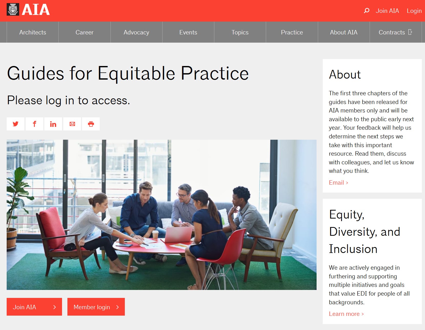 The AIA Launches “Guides for Equitable Practice”