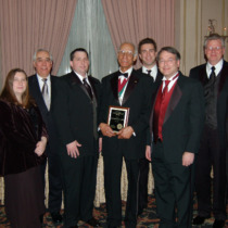 AIA NJ Photo of Van Bruner Receiving Award