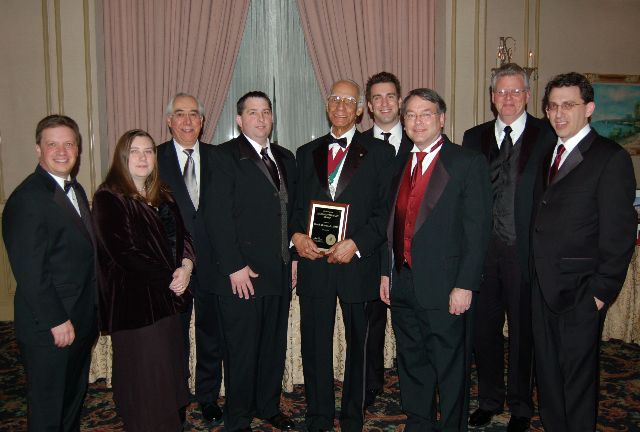 AIA NJ Photo of Van Bruner Receiving Award