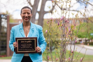 Kimberly Dowdell, recipient of the Jane Jacobs Leadership Award